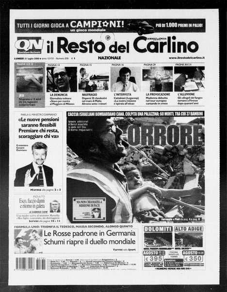 Il Resto del Carlino : giornale dell'Emilia